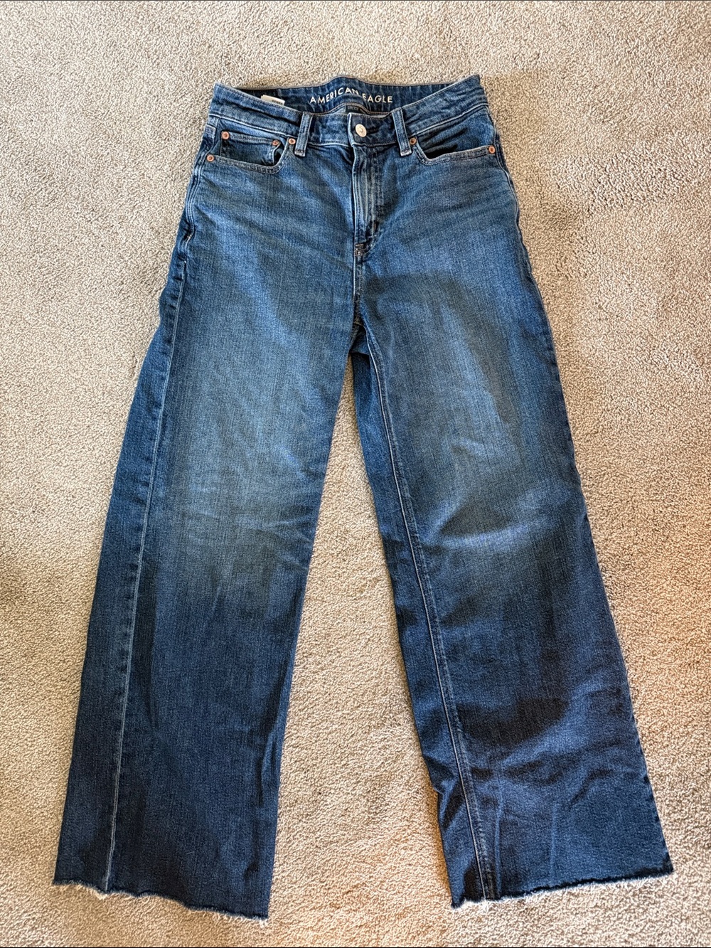 High waisted Wide-Leg Jean
